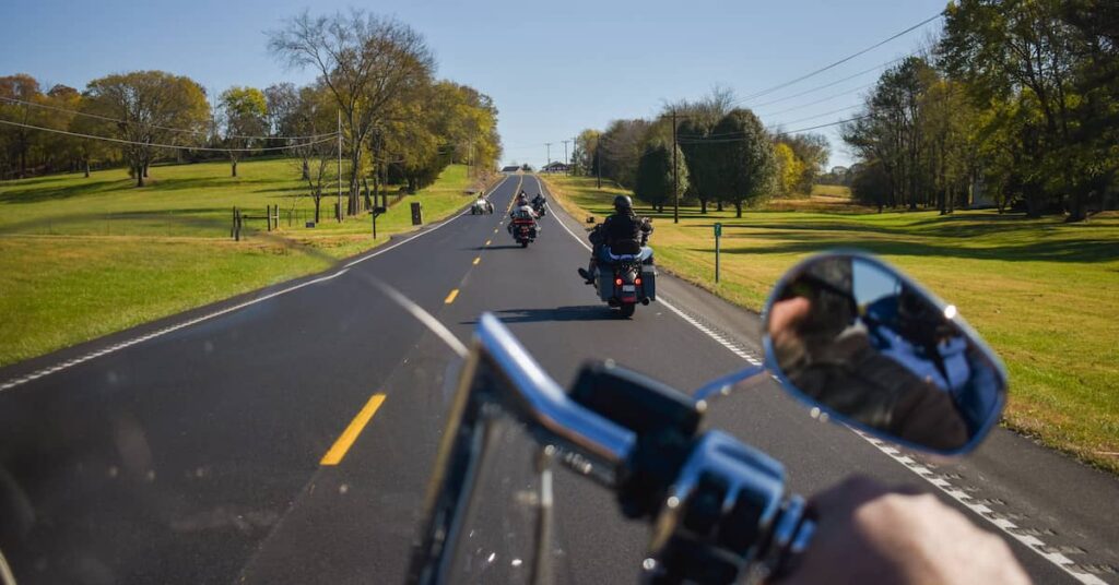 Motorcyclists riding through the countryside of Tennessee | The Haynes Firm