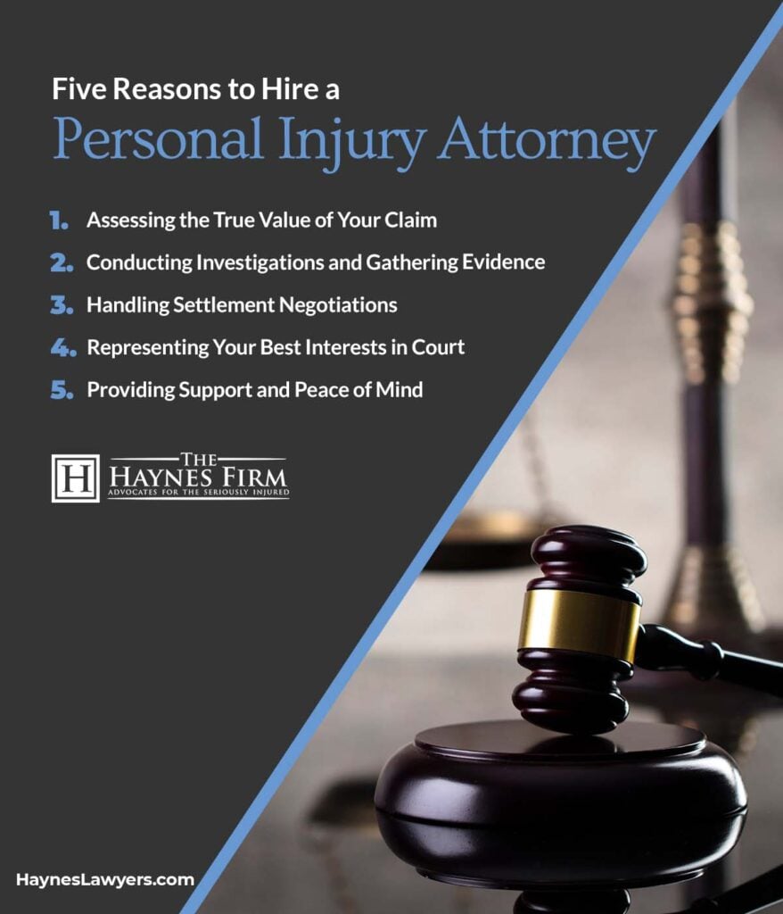 Five Reasons to Hire a Personal Injury Attorney